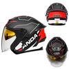 AD 3C Certified Electric Motorcycle Half Helmet for Men & Women - Summer, Breathable, and Safe