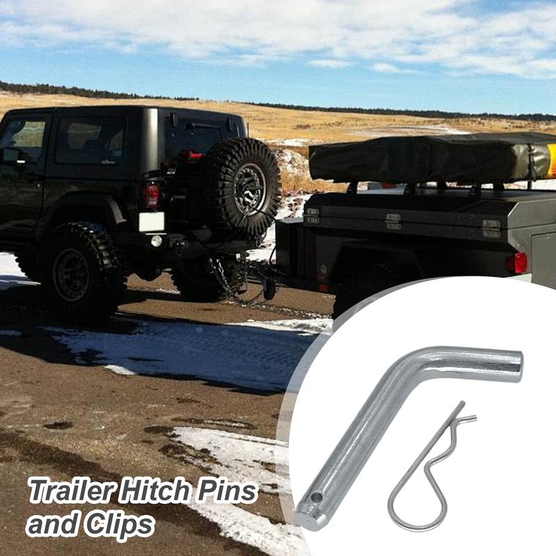 Tow Hitch Pin Zinc Trailer Pin 5/8-Inch Diameter Truck Hitch Accessories Tractor Hitch Hook Towing Hitch Clips For Family Car Or