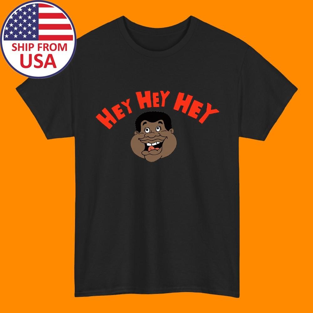 Fat Albert Hey Hey Hey Cartoon Men#039;s Black Size S5XL Unisex T-Shirt XL