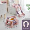 JINGRUIXIANG 3-in-1 Kids Folding Toilet Trainer with Step Ladder