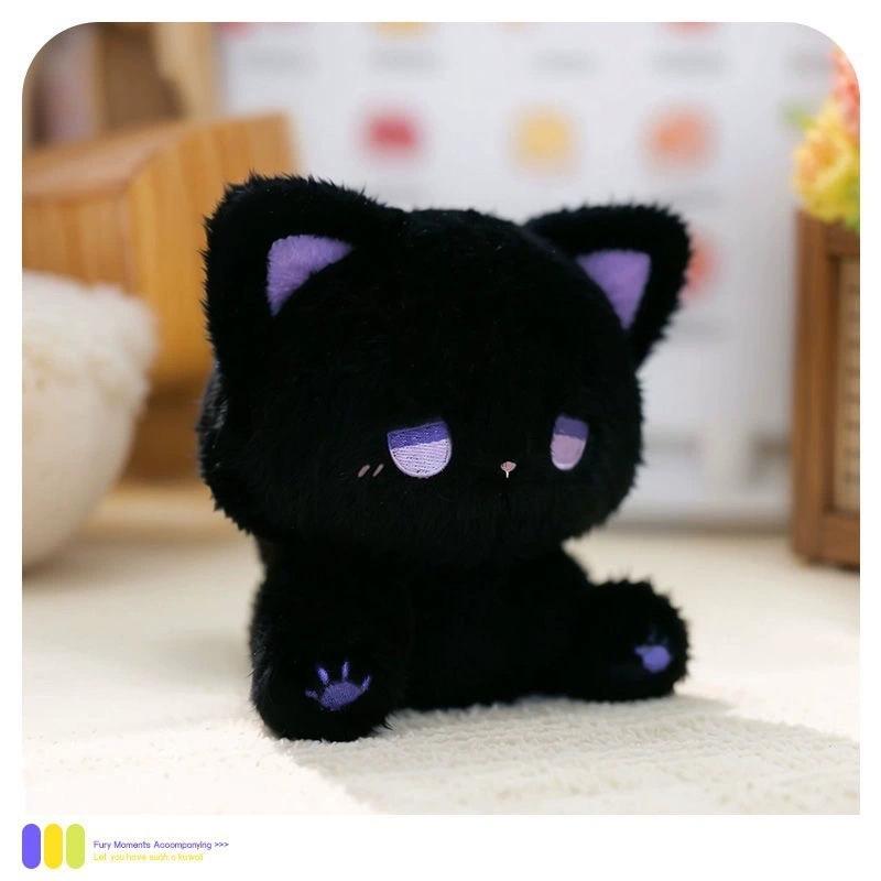 Adorable Internet Celebrity Style Dazed Cat Plush Doll - Creative Emotional Birthday Gift for Girls