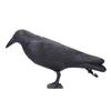 Crow Decoration Simulation Plastic Crow Decoration With Footposts Courtyard Garden