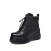 Fashion GKTINOO Shoes Women Boots Genuine Leather 2025 New Autumn Winter Zip Round Toe Retro Handmade Leisure Ankle Boots Size 33-40
