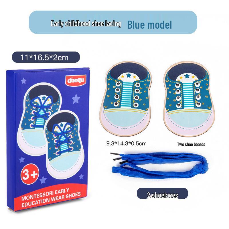 Children's Button Threading Toy for Early Learning and Brain Training