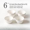 ZISIZ Minimalist Underglaze Ceramic Rice Bowls