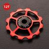 12T Aluminum Ceramic Jockey Wheel Mountain Bike Rear Derailleur Guide Pulley Cycling Accessory