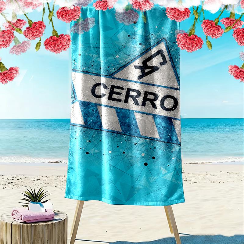 Cerro Atlético Print Beach Towel, Large Soft Quick Dry Towel for Beach Camping Swimming