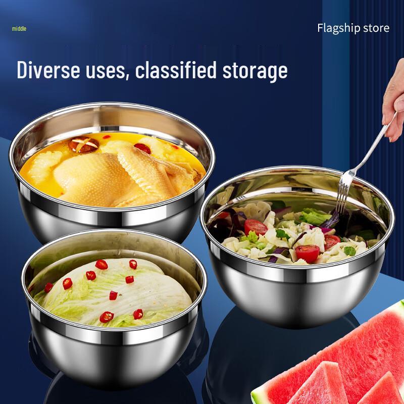 Wutuo Nerezová víceúčelová miska na skladování potravin