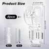 Roller Shade Chain Retainer 8X Blind P Clip Hooks Blind P Clip Hooks Roller Shade Clear Safety Chain Retainer Roller Blinds