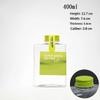 Empty Plastic Drink Containers Disposable 350/400/500ML Food Safe Bottles for Juice Liquor Birthday Party Supplies