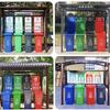 120L Outdoor Commercial Flip-Lid Waste Bin with Wheels