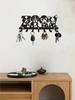 1-2pcs Black Iron Dog Wall Hook, Cute Animal Hanger for Home Decor, Keys & Towels, Dog Lover Gift
