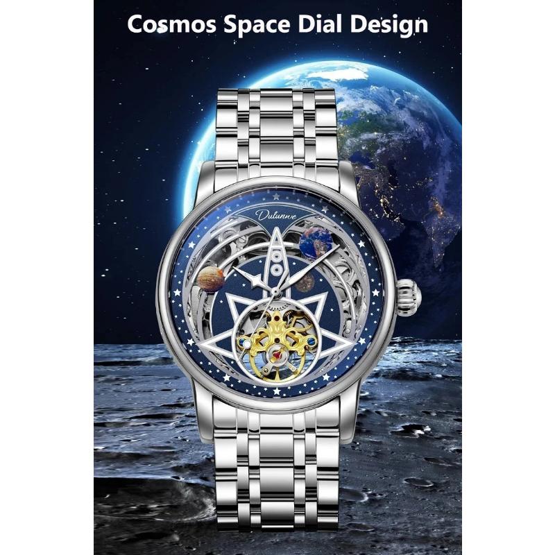 Najlepsza Marka Luksusowa Moda Biznesowa Męskie Zegarki Automatyczny Mechanizm Zegarki Mechaniczne Wodoodporny Luminous Tourbillon Zegarek na Rękę