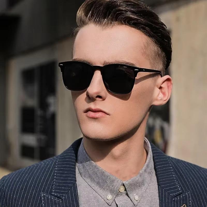 New Polarized Sunglasses Classic Vintage Men Sunglasses Anti-Reflective Mirror Men Outdoor Sun Glasses Fashion Glasses Uv400