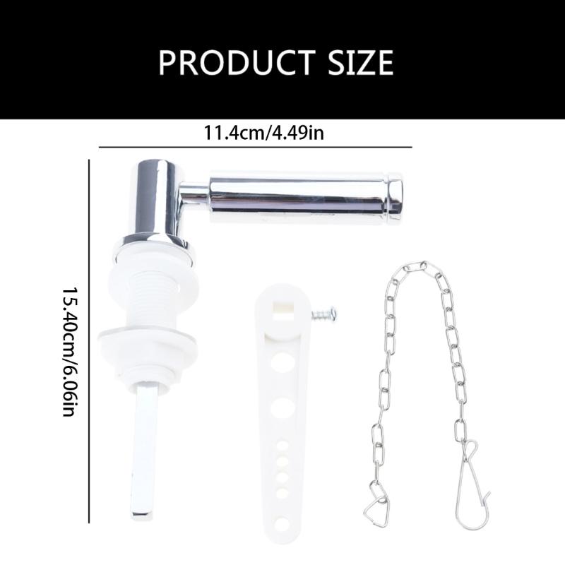 Universals Toilet Flush Lever Cistern Handle Bathroom Toilet Water Tanks Handle Metal Toilet Cistern Lever Handle