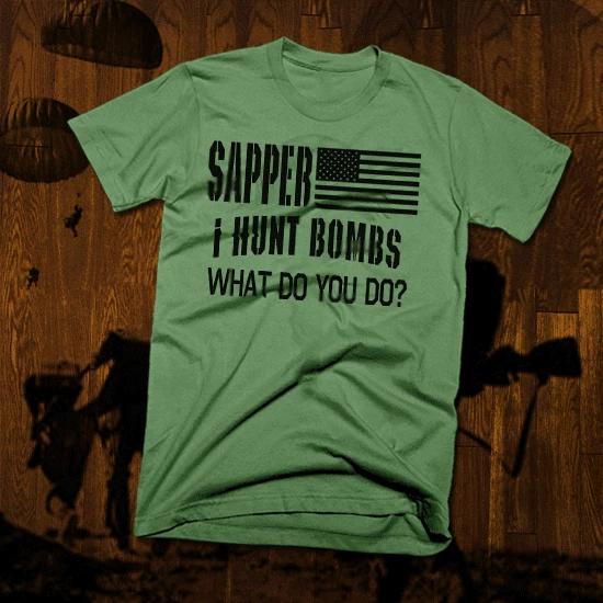 

Military t-shirt Army Special Forces Rangers Infantry Sapper new cotton tee 4XL