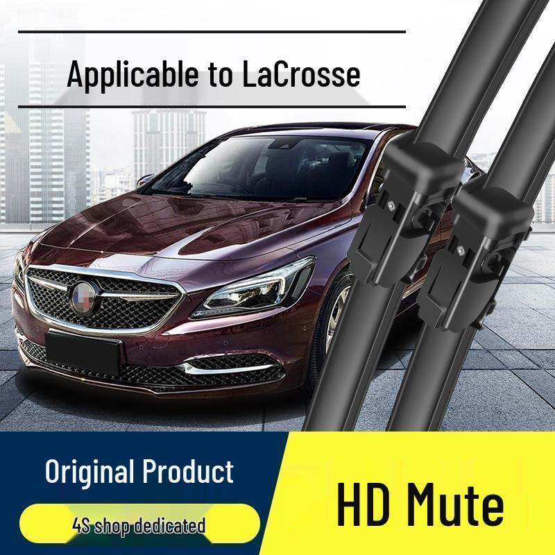 Frameless Rubber Front Wiper Blade for Buick LaCrosse 20200812171819 Model Front wiper 2006-2008 LaCrosse, 1 pair