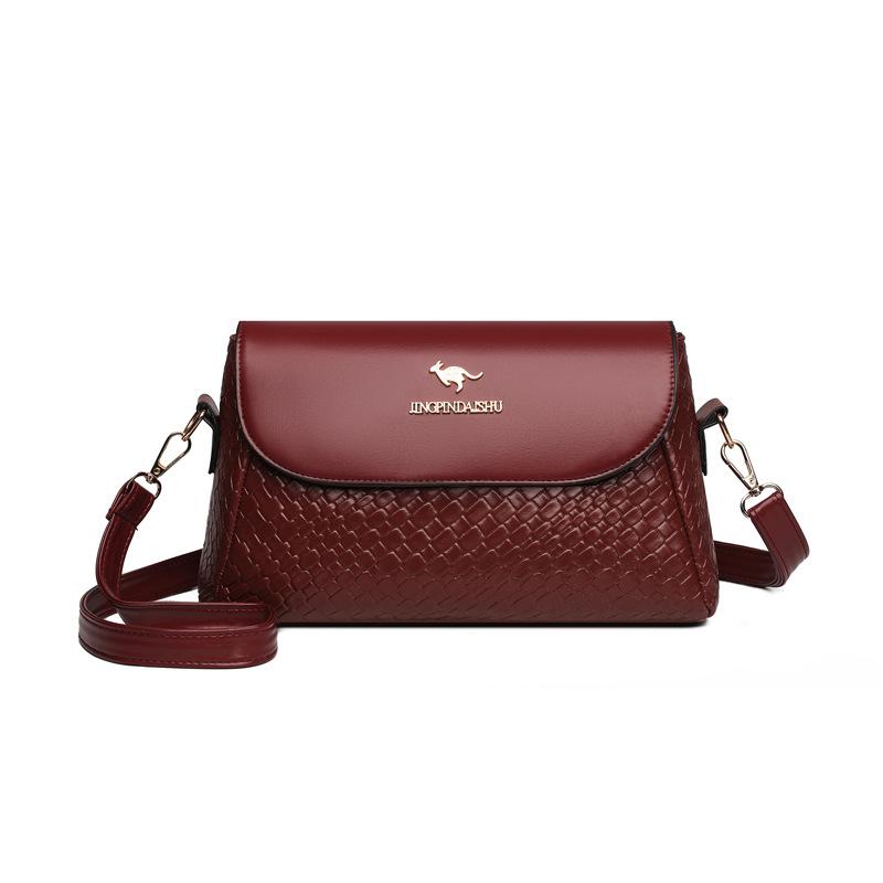 

Women s Bag Crossbody Shoulder Bag Middle-aged Mother Bag Small Square Bag червоний