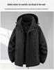 2025 Thick Cotton Jacket - Detachable Waterproof Outdoor Workwear for Cold Protection, Plus Size Available