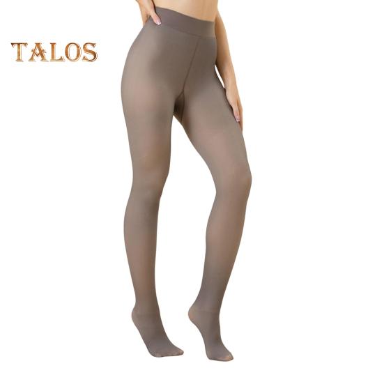 

Женские леггинсы с высокой талией, утолщенные леггинсы с флисовой подкладкой, искусственные прозрачные термочулки, утягивающие бедра, зимние колготки кофейный