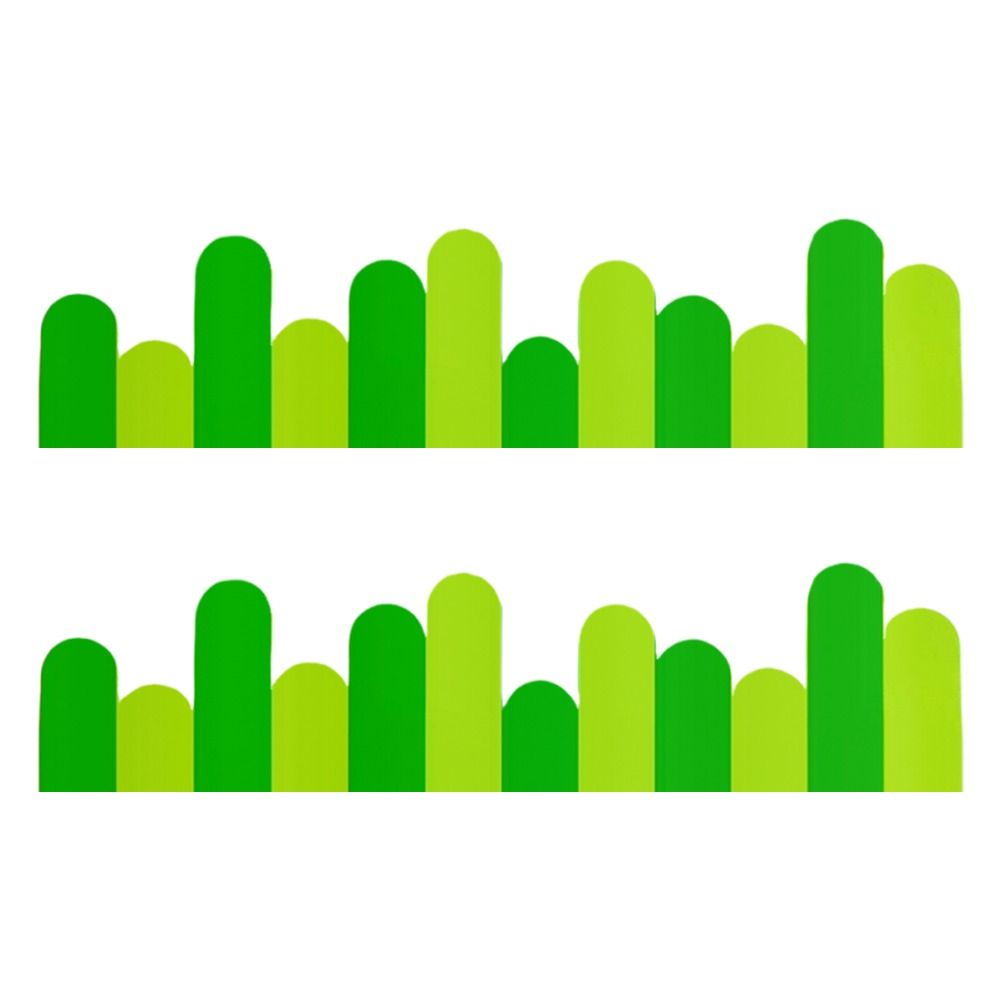 2pcs/set Long Fence Craft Classroom Wall Stickers Blackboard Posters  Primary School Class