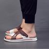 fashion Summer Slippers Men Sandals Platform Soft Comfort Flat Sole Non-slip Flip-flops Fashion Male Casual Beach Two Wear Sports Shoes