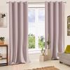 Curtain Blackout Insulated Bedroom Living Room Solid Color Curtains Decor Window