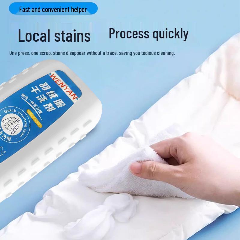 Waterless Down Jacket Cleaner: Multi-Use Dry Cleaning Brush for Stain and Oil Removal