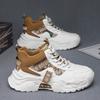 Herren High Top Schuhe 2025 Dicke Sohle Höhensteigernder Trend Stickerei Vielseitig Sport Freizeit Laufen Vater