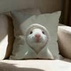 Kwaii Anime Cute Mouse Pillow Case Pillowcase, Double-Sided Printed, Sofa Cushion, Bedroom Headboard Pillow