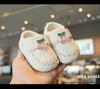 Weiche Sohle Rutschfeste Lauflernschuhe Prinzessin Schuhe - Klettverschluss Frühling/Herbst Mädchenschuhe