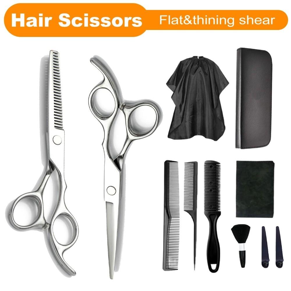 Silent Hair Thinning Shears Anti-jam Haircutting Tool Set Hair Cutting Kit Salon-grade