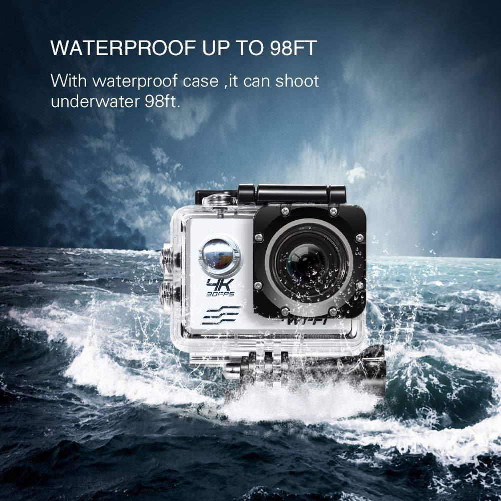 Action Outdoor Sport Camera H10 Ultra HD 4K 16MP WiFi 2.0" Screen DVR Webcam 170D Underwater 30M Waterproof Helmet Video Camera