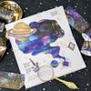 Cinta de Enmascarar Washi Cinta de Papel Adhesivo Decorativo para Scrapbooking Diy Creative Dream Sky Fireworks