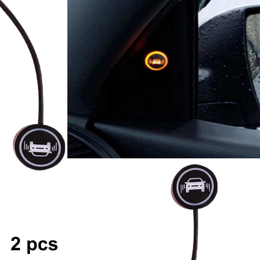 MACHSWON Car Blind Spot Radar Detection System Warning Light, A Pair Of 5V Vehicle Blind Spot Monitoring Parallel Auxiliary Lane Change Warning