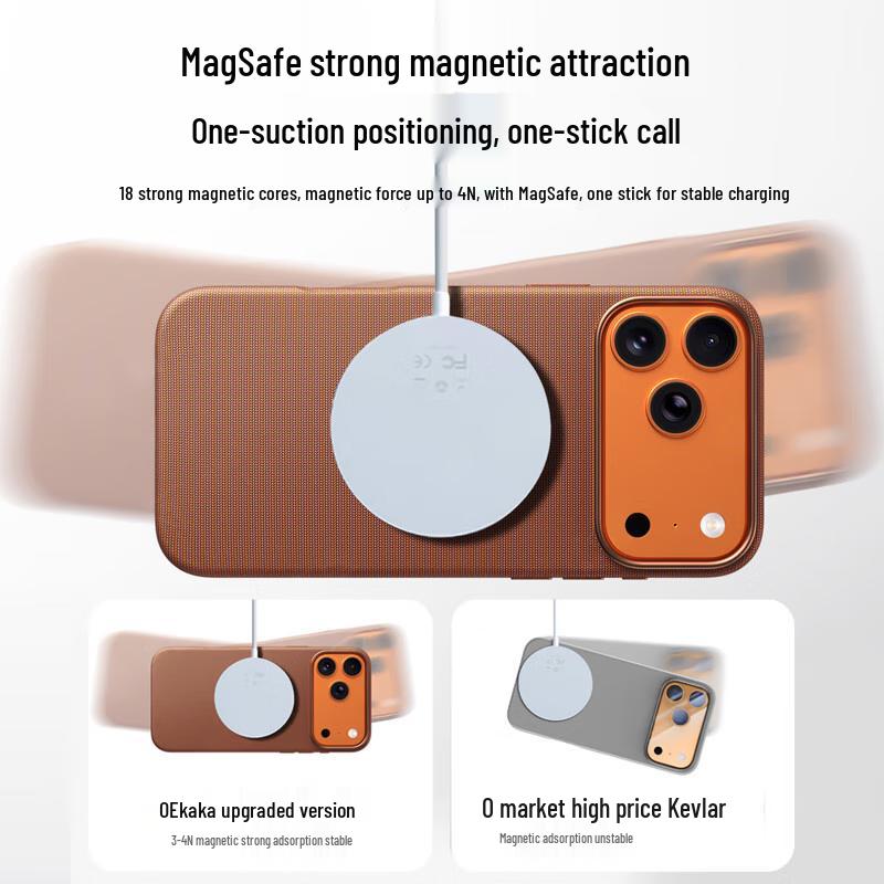 Ekakashop Tech Fabric MagSafe Schutzhülle für iPhone 17 Pro/Pro Max