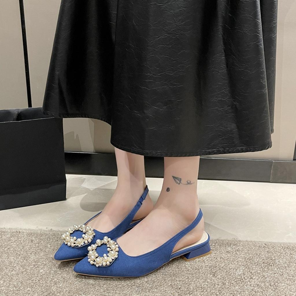 High-heeled Platform Sandals for Women, New Style Pointed-toe Single Shoes