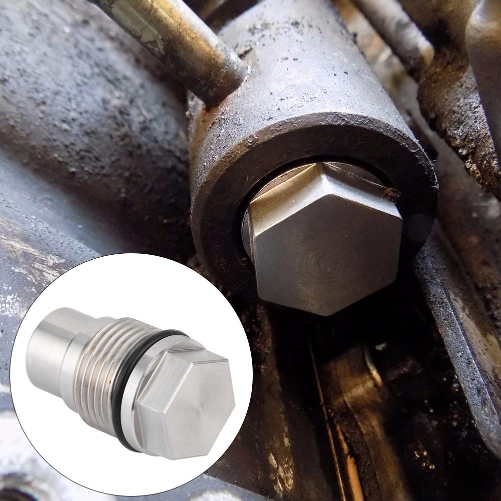 Racing Fuel Rail Plug Pressure Relief Valve Accessory Fit for Dodge 6.7L Cummins