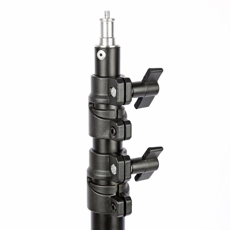 Studio Light 2.8m Outdoor Tripod Stand with Pneumatic Support for Photography