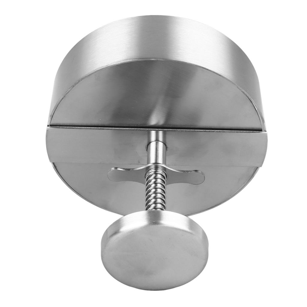 5.5in Stainless Steel Hamburger Patty Maker Adjustable Thickness 0.2‑0.89 Pounds Dishwasher Safe Adjustable Burger