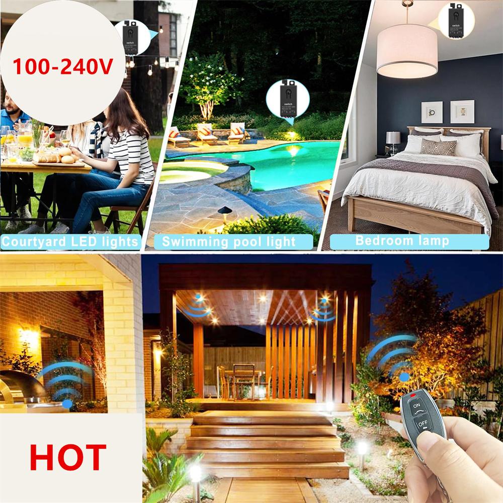 433MHz Wireless Remote Control Switch 1 Receiver 1 Remote