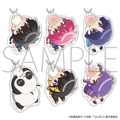 Ranma 1 2 Ranma 1 2  Caprikko Acrylic Keychain Collection 1 Box 6 Pieces