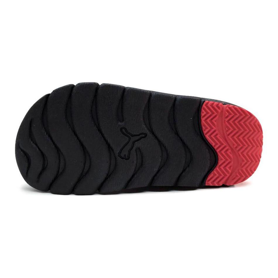 New PUMA Evolve Sandal Low Top Children's Sandals Black Red Kids' 390692-01