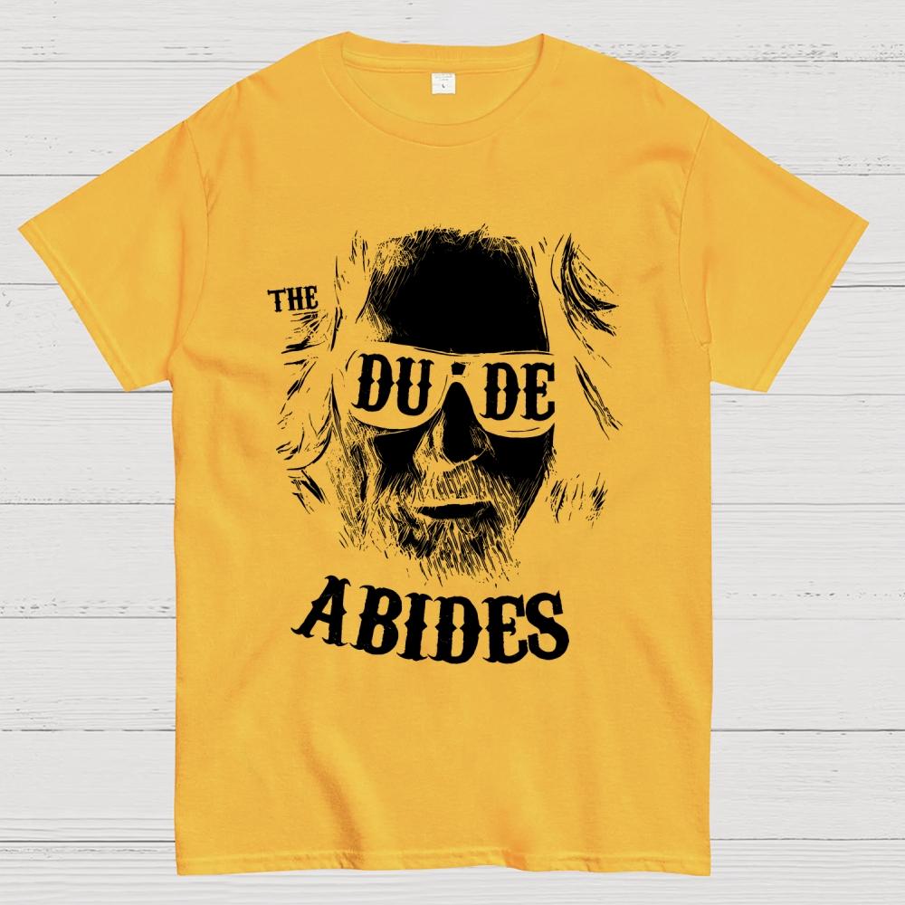 The Dude Abides Cotton Summer Casual Cool Loose T-Shirt