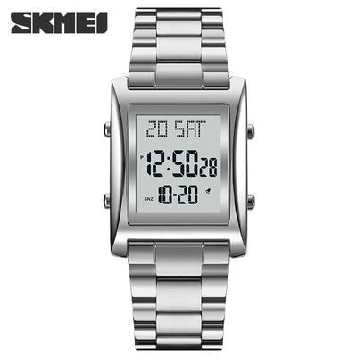 SKMEI 1812 Steel Electronic Watch for Men Luxury Business Countdown Waterproof Sport Digital Wristwatches Mens Clock 1879 Reloj
