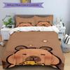 3pcs Anime Cartoon Design Comforter Set with One Quilt Cover and Two Pillowcases (No Core) - Home Decor, Festival Gift, Polyester Fabric, Suitable for