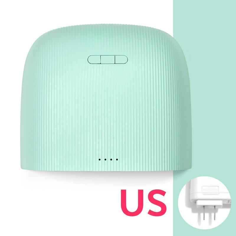 

KADS УФ-светодиодная лампа 36 Вт розово-зеленая для сушилки для ногтей, маникюрный станок, портативный домашний инструмент для отверждения сухого гель-лака для ногтей, инструмент для салона