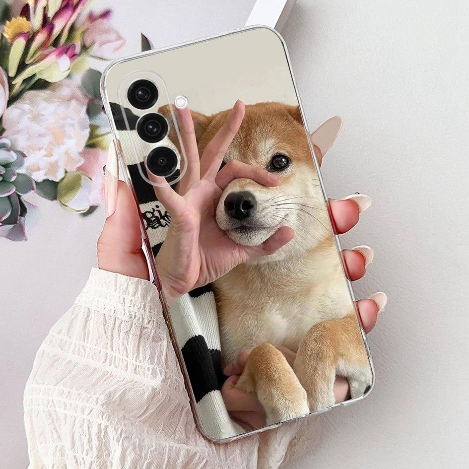 For Samsung Galaxy A26 A36 A56 5G Case 2024 New Stylish Flower Soft Clear Silicone Back Cover For Samsung A36 5G SM-A366B Bumper