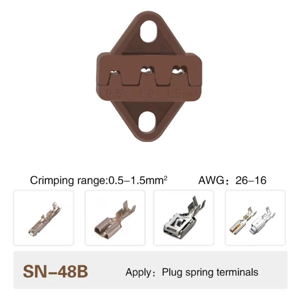 Alloy SN Crimping Pliers Jaw Width 4mm Crimping Terminals Jaw Slot New Terminal Tools