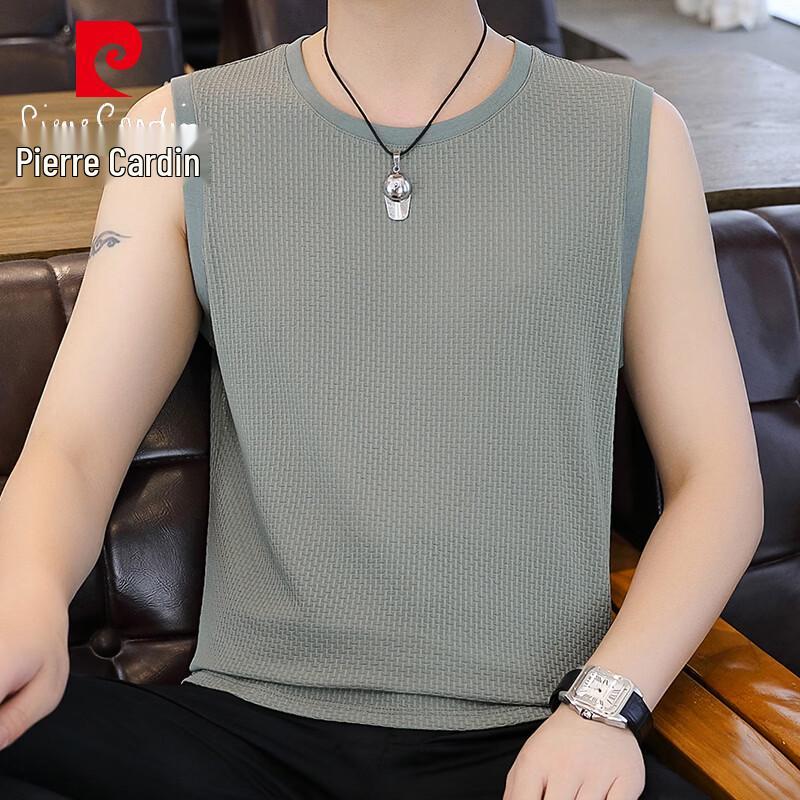 

Pierre Cardin Men s Summer Sleeveless Round Neck T-shirt 2XL